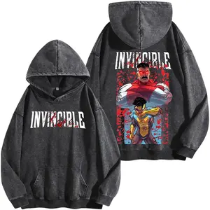 Thragg The Conqueror Viltrumite War - Invincible Comic Retro Unisex Acid Washed Hoodie, T-shirt, Super Hero Movie Man Clothes Cotton designer shirts Movie Shirt, graphic tees, men gifts