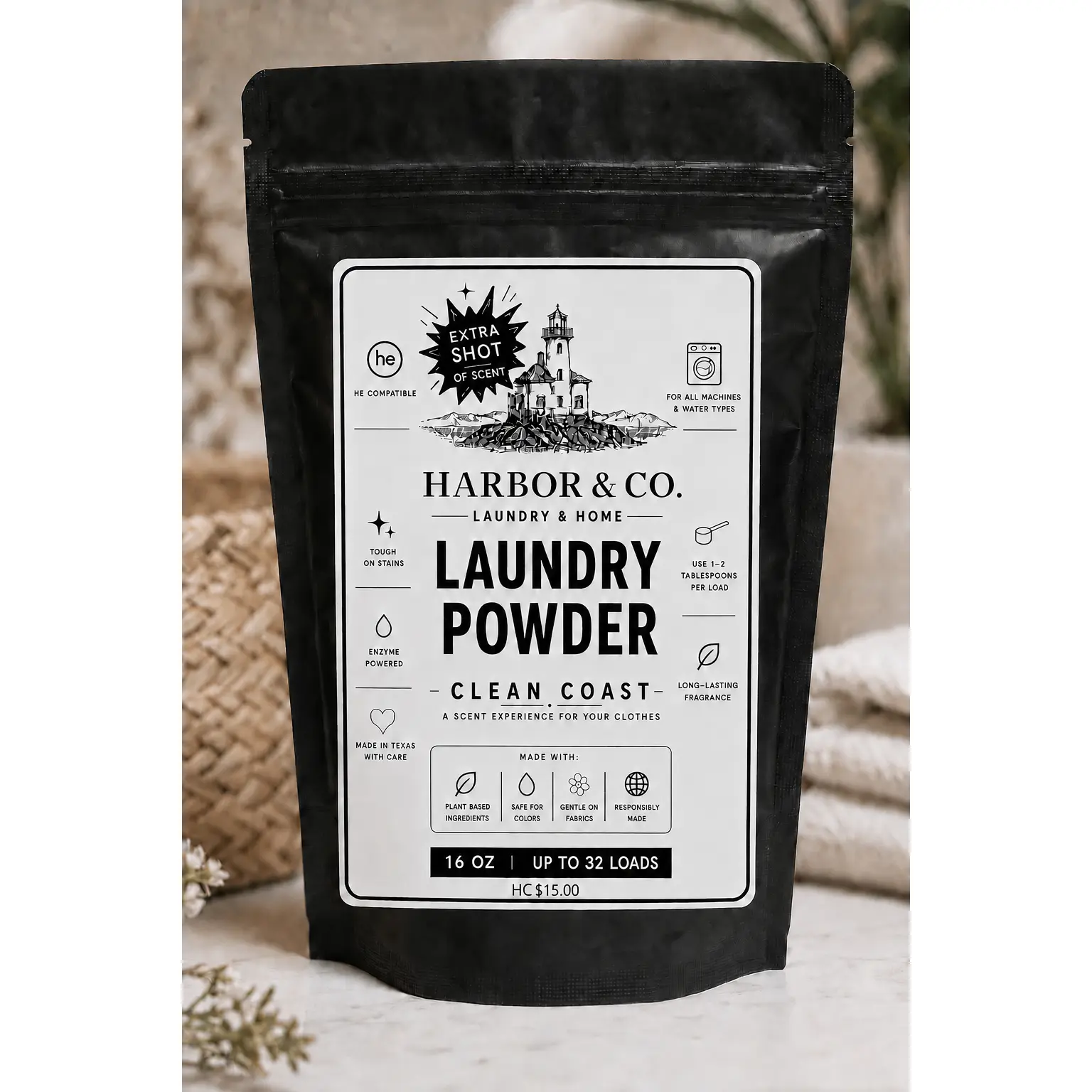 Clean Coast – Ultra Scent Extra Shot Laundry Powder