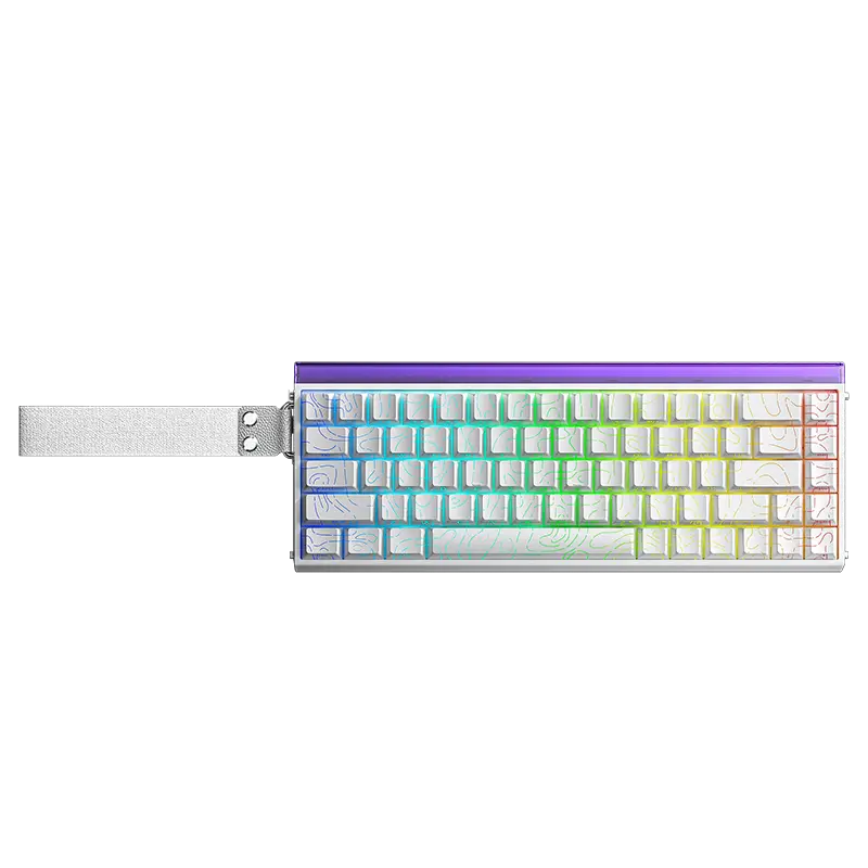 White Contour Line Side Engraving