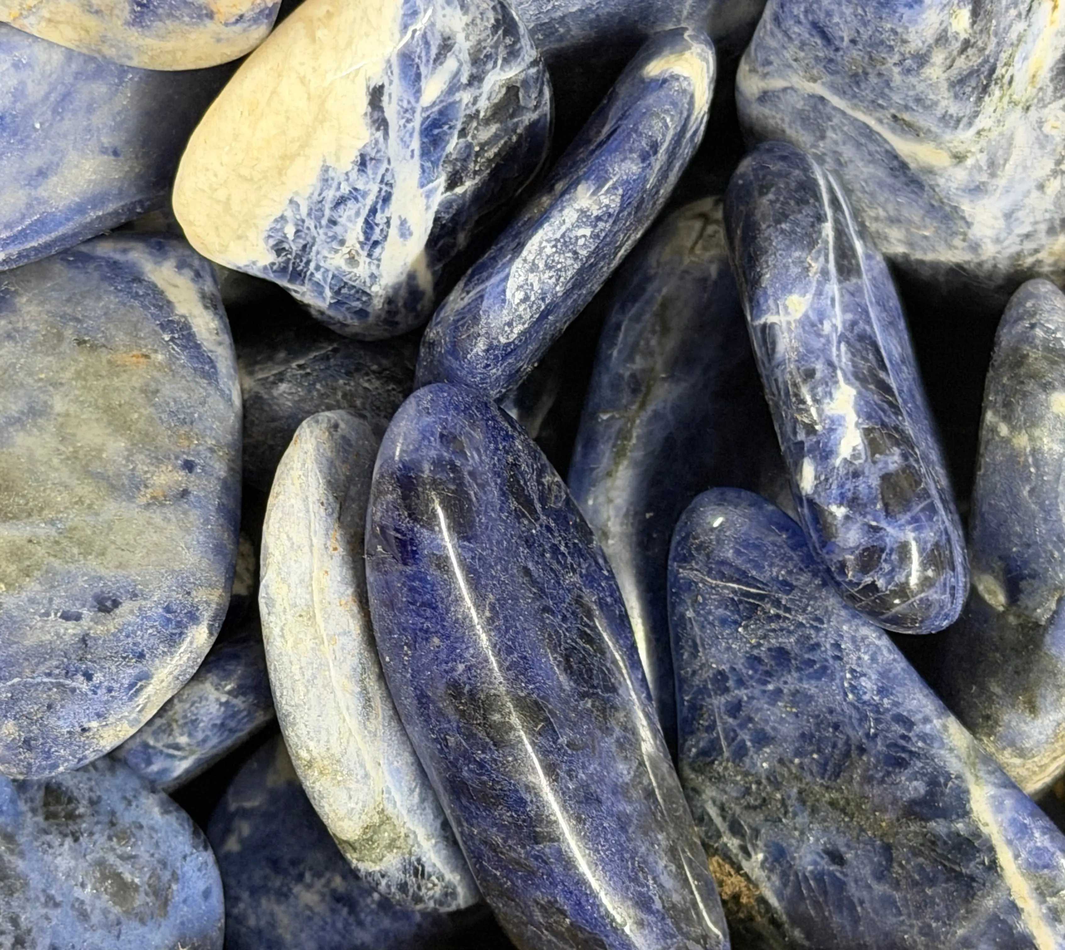 sodalite tumbles sodalite tumbles
