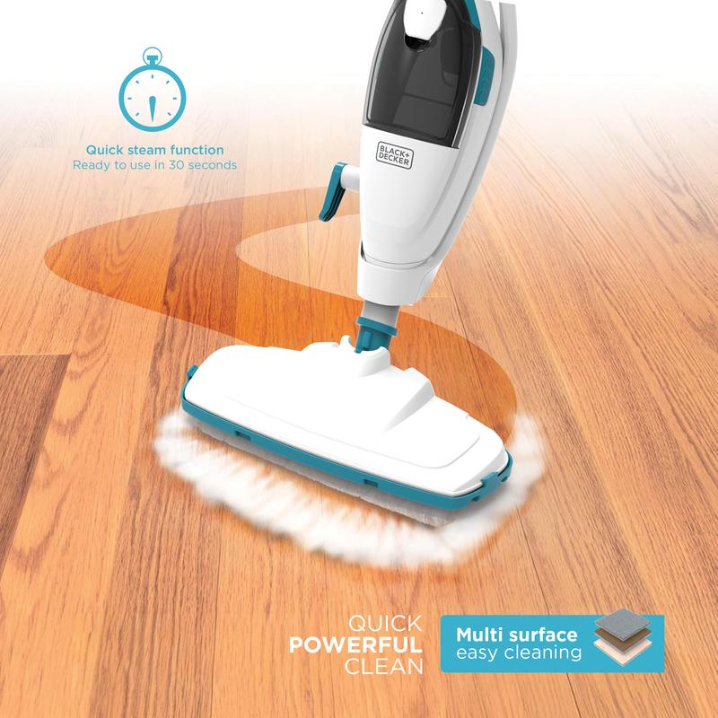 Black + Decker SteamSeries Convertible Steam Mop
