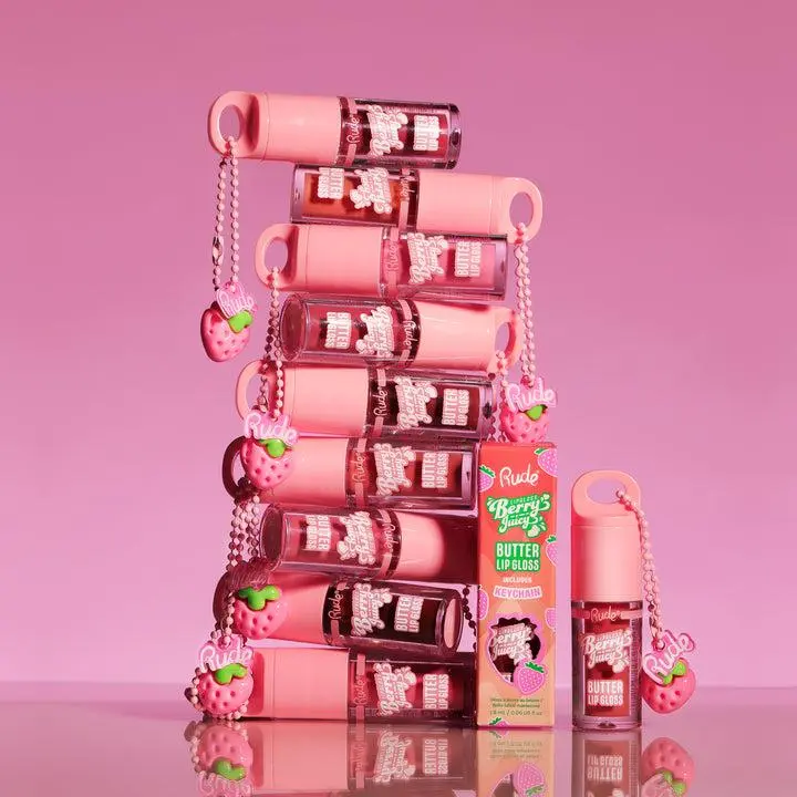 Berry Juicy Butter Lip Gloss Keychain