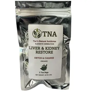 TNA Liver & Kidney Restore Tea Detox & Cleanse for Uric System Organic Healthcare Supplement 2 Tea Bags