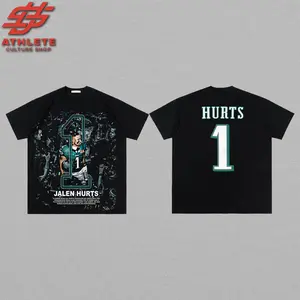 [LEO] Jalen Hurts MVP 2025 For Eagles Nation High-Quality 100% Cotton T-Shirt (Made In US), Philly Football Shirt, Game Day Outfits, Gift For Football Fans Youth & Adult.