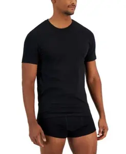 Alfani Mens 4-Pk. Black Shirts