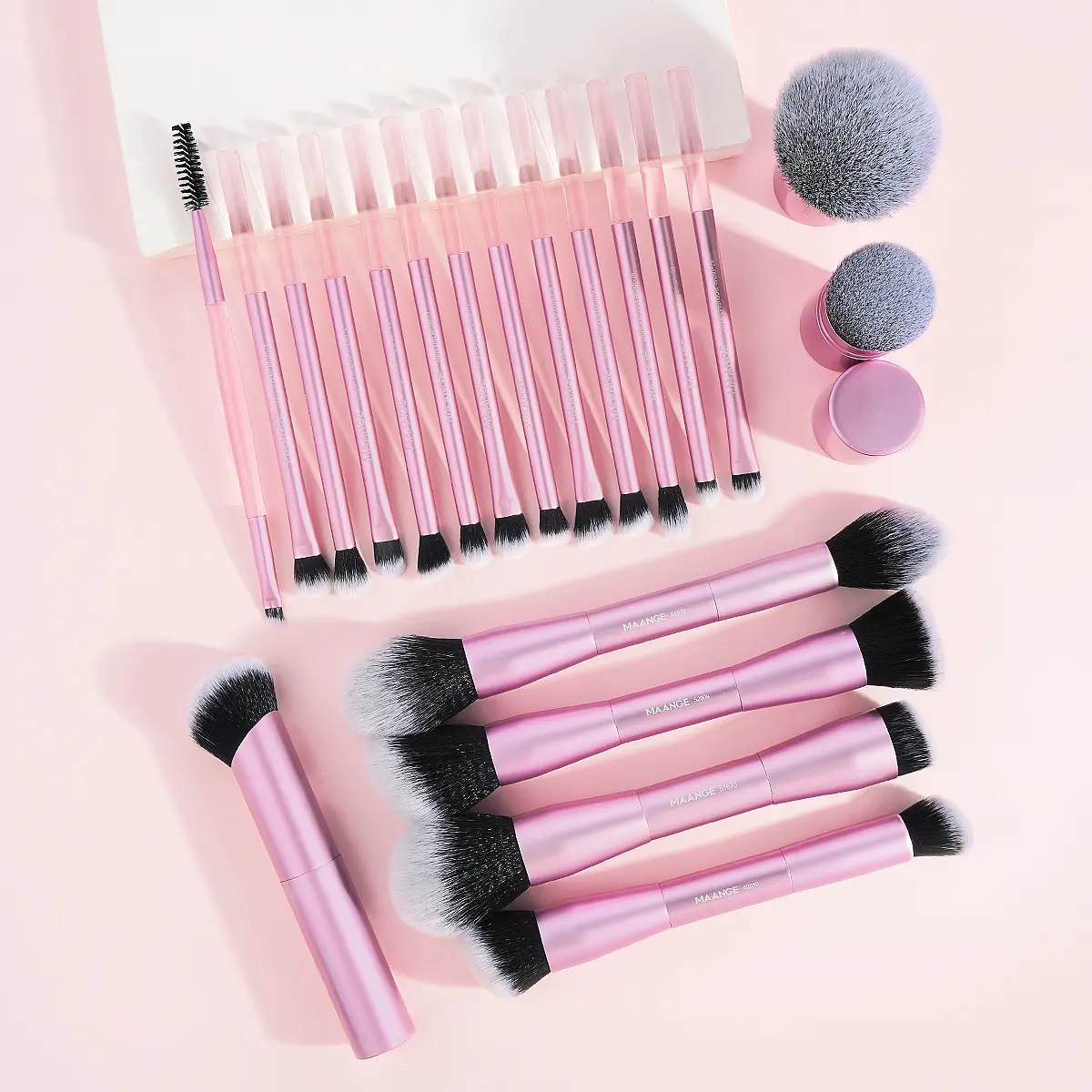 20 Counts Brushes - Pink Color