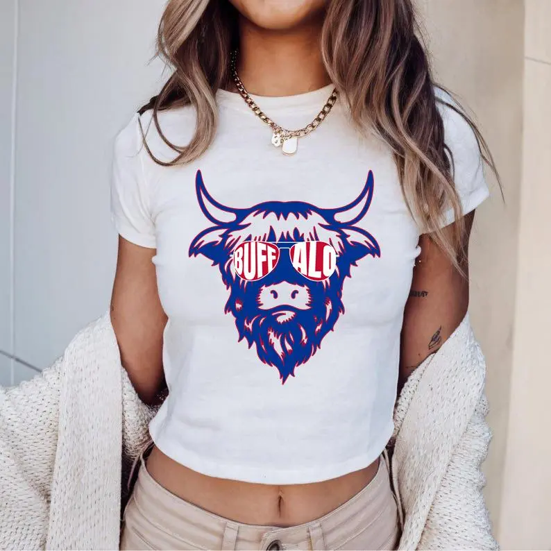 Buffalo Football Baby Tee Game Day Tee, Josh Allen Gift Fan