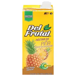 2 Packs Del Frutal Sabor Piña 1000ml