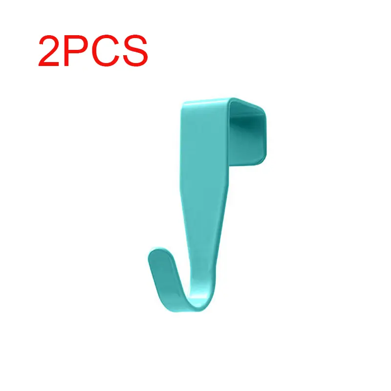 2PCS Cabinet Door Hook Kitchen Door Rear Hanger Drawer Office Table Key Bag Storage Hook For Home Bathroom Accessories Colorful Organiser