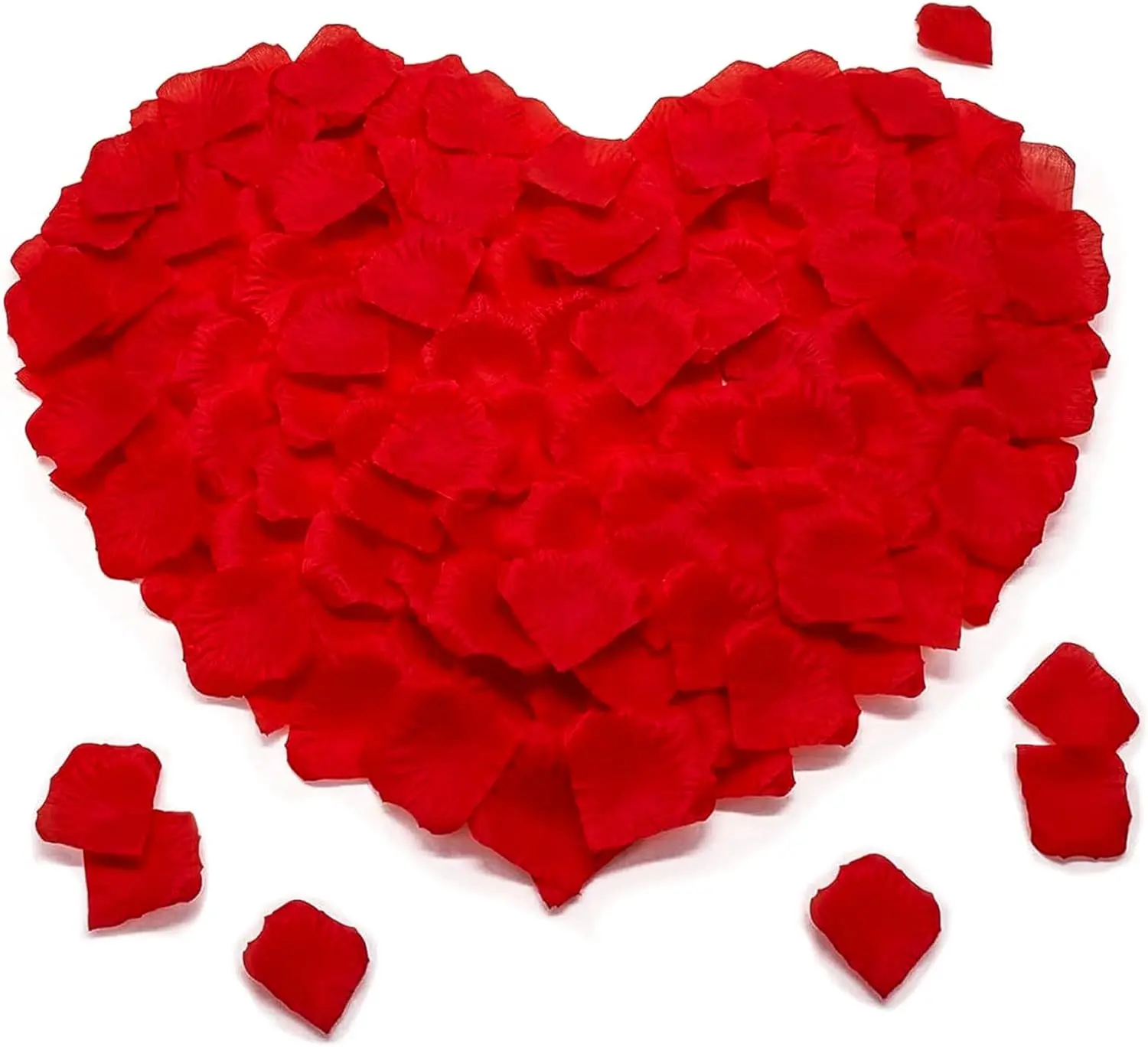 1200 Dark Red Rose Petals - Artificial Fake Rose Flower Petals for Valentine's Day,Wedding Decorations, Romantic Proposal, Anniversary, Party, Aisle Decor