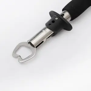 Fishing Kit, Aluminum Fishing Pliers with Sheath Gun Handle Fish Controller Fish Clipper Road Runner Controller, Stainless Steel Fish Lip Clips