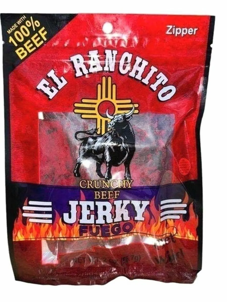 Fuego El Ranchito Crunchy Beef Jerky Net Wt. 2 oz