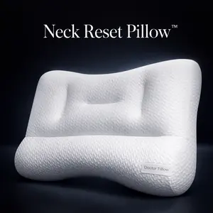 Neck Pain Relief Pillow | Cervical Support for Side & Back Sleepers