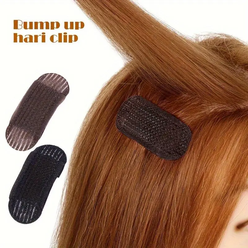 2pcs/set Invisible Hair Volumizing Clips, Curly Clip Ins - Boost Hair Volume, Simple DIY Hairstyling Tools for Women, Easy to Use Hair Accessories for Adding Volume and Texture