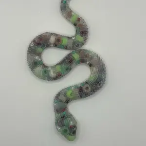 Flexible Camo Snake Picky Pad silicone- Skin Picking & ADHD Relief Toy with Textured Silicone Scales for Stress and Focus Decompression Squeeze