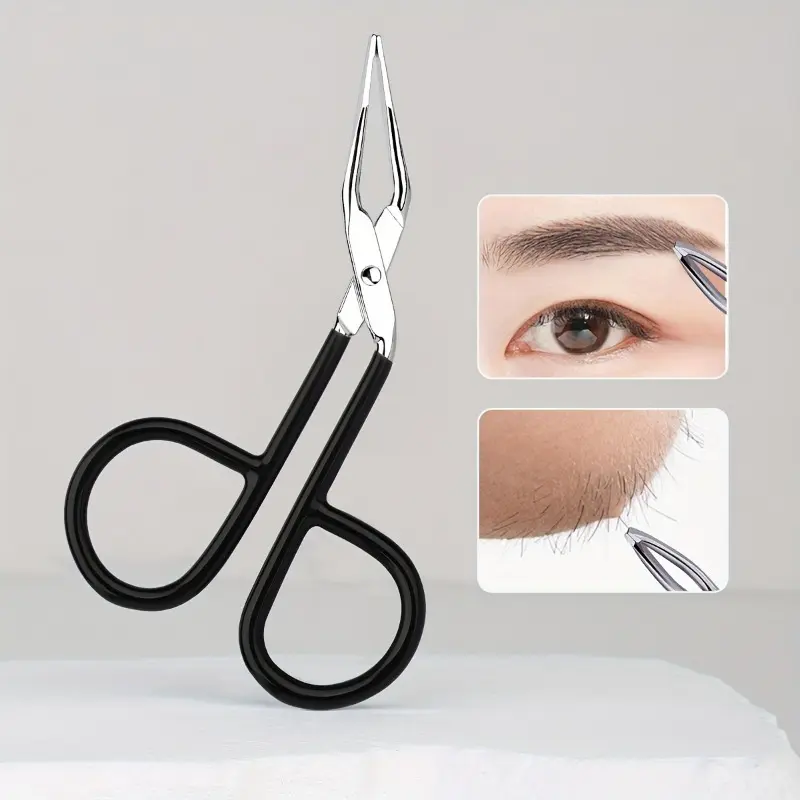 3pcs Precision Eyebrow Tweezers, Stainless Steel, Seamless Bite, Portable Eyelash & Hair Removal Tool for Men & Women, Facial Care Accessory, Eyelash Extension Tweezers, Cosmetic Tools