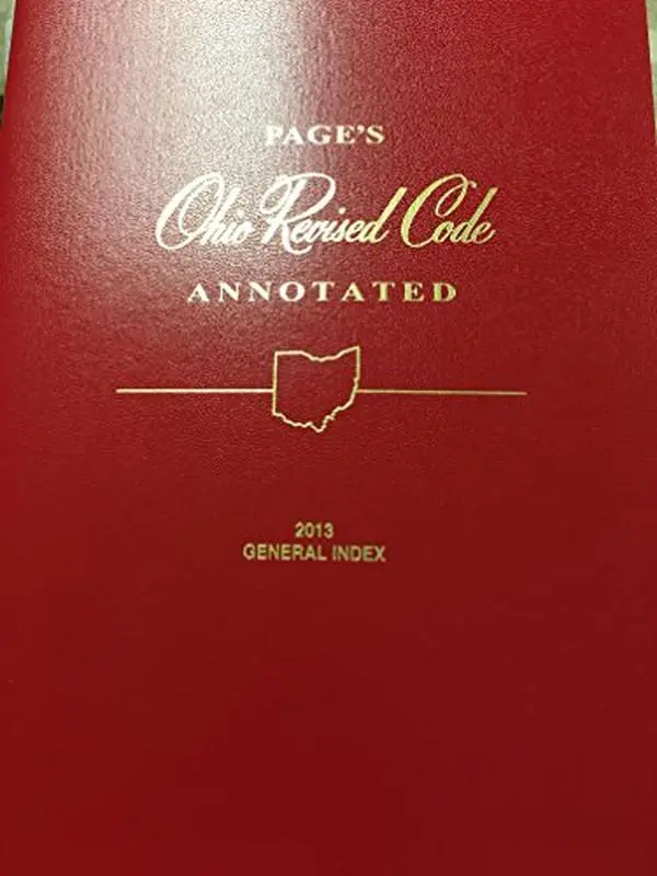 USED Book - Page's Ohio Revised Code Annotated 2013 General Index by LexisNexis (Paperback)
