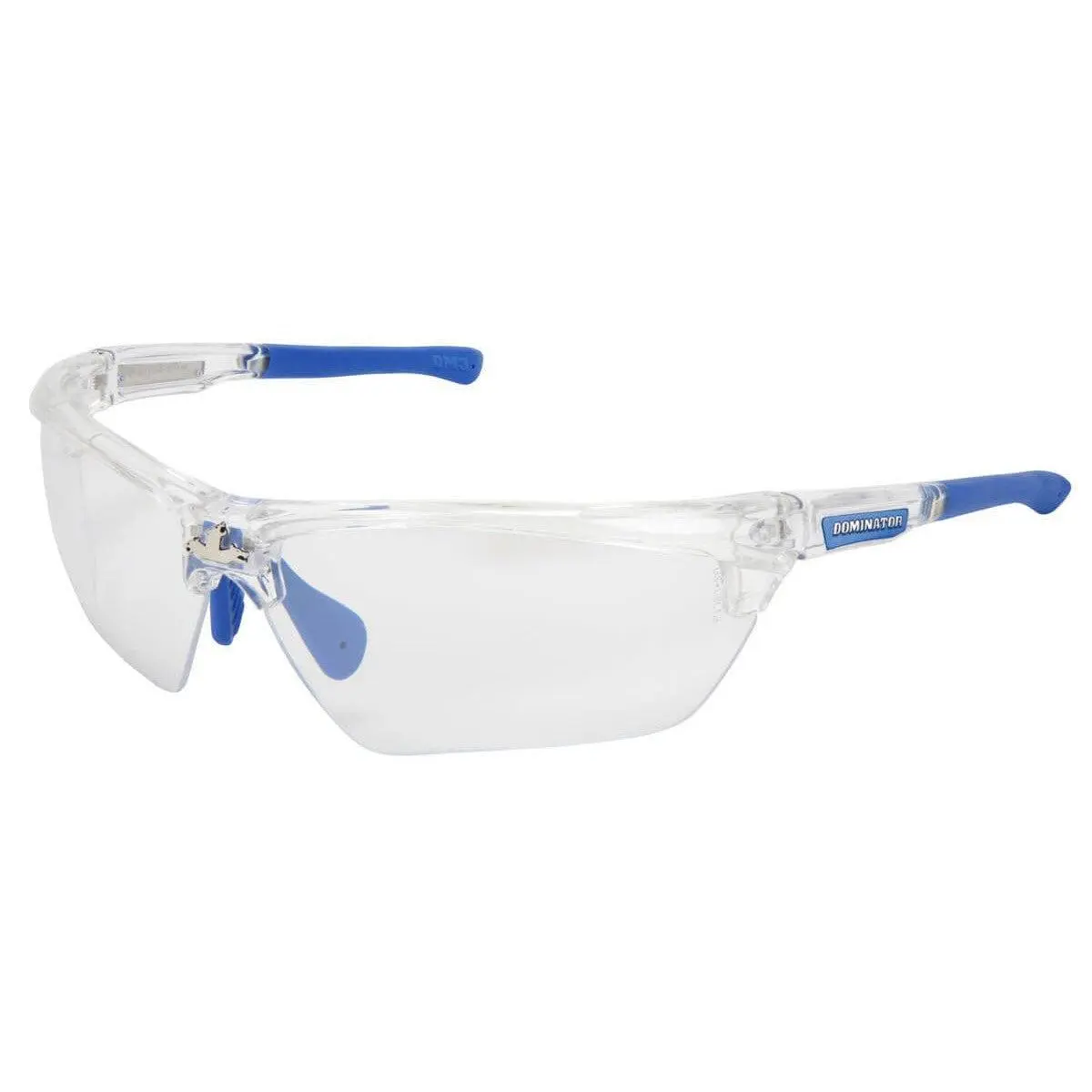MCR Safety Dominator 3 Safety Glasses with Clear Frame and Indoor-Outdoor Lens