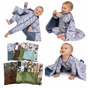 Cocokids Baby Hunting Minky Blanket | Newborn Shower Gift | Camo Nursery Swaddle