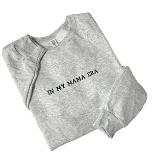 In My Mama Era Embroidered Crewneck Sweatshirt