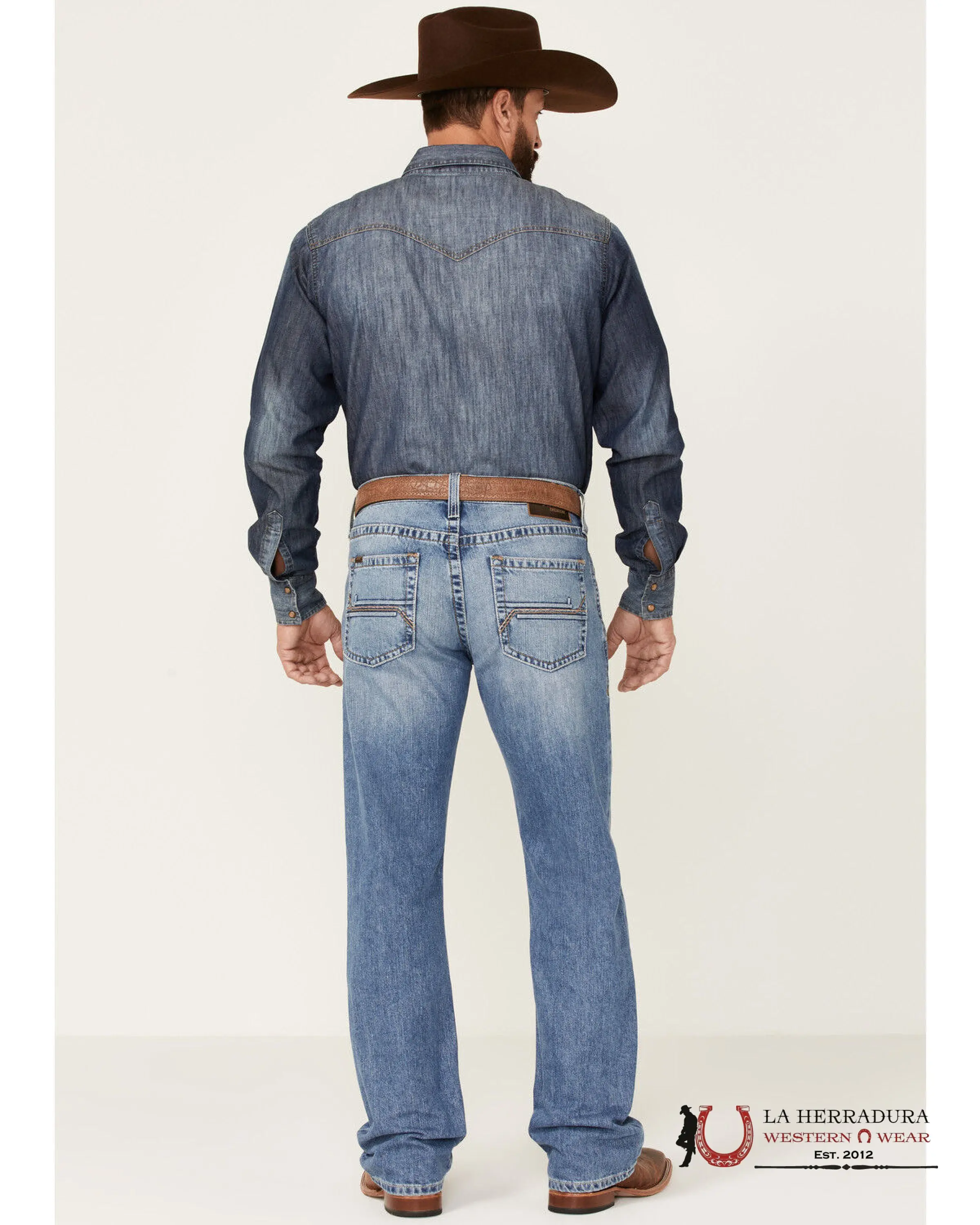 ARIAT MENS M4 DALLAS RELAXED BOOT CUT JEAN 10039631 Casual Streetwear Soft Shell Twilight Trouser Menswear
