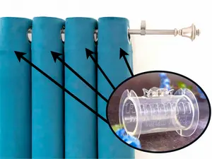 Easy Clip-On! Curtain Spacers - Large