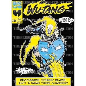 Johnny Blaze Oversized Print 2025 T-Shirt!