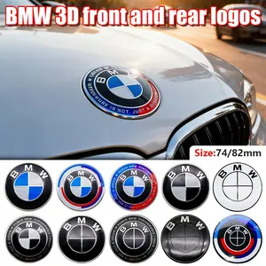 Bmw Car Sticker Decoration Front Rear Logo Emblem, Fits 3 Series 5 Series / X3x5/x1 Models, Style Accessories Replacement Parts