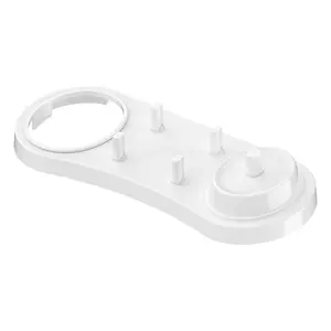 Electric Toothbrush Holder, Compatible with Braun Oral-B, Holds Charging Base and Brush Heads, Keeps Bathroom Organized