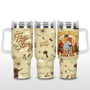 I Knew It I Knew You 20oz 40oz Tumbler, Vintage Story Tumbler, You're A Cowboy Like Me Tumbler, Gift For Music Fan, You've Got a Friend In Me Story Coffee