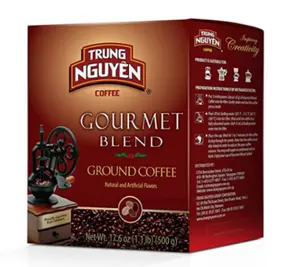 [TRUNG NGUYEN] Gourmet Blend Chocolate Fruit Coffee Beans, Premium Beverage - 17.6 oz