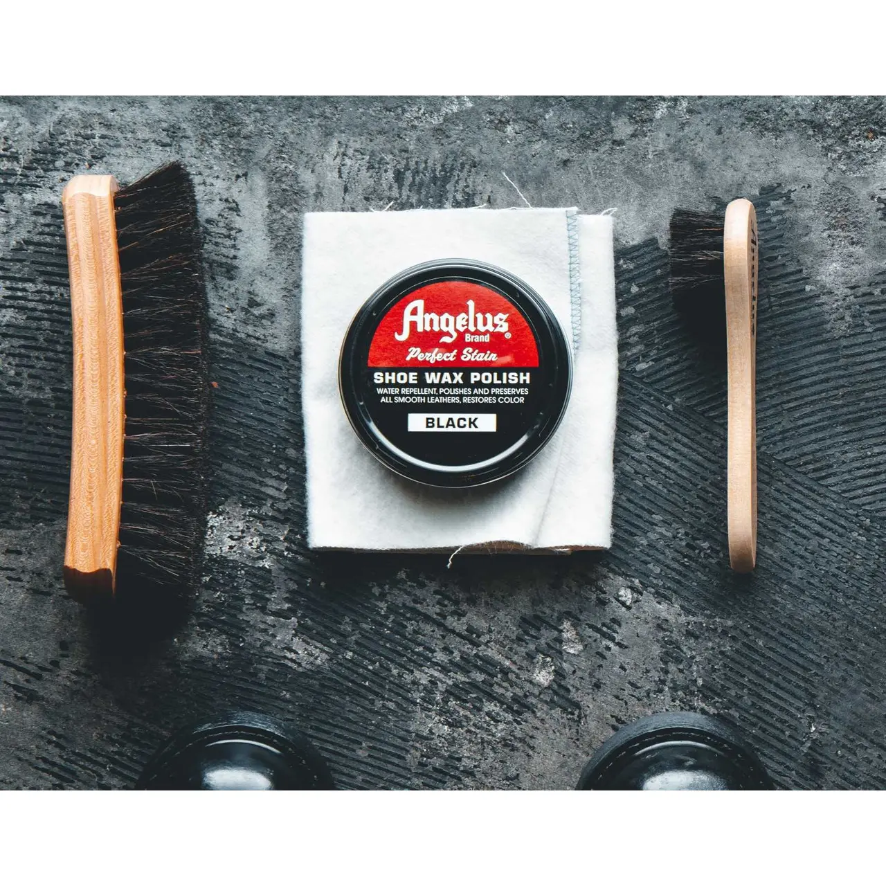 Build Your Own Angelus Shoe-Shine Kit! (Wax, Brush, Dauber, & Cloth)
