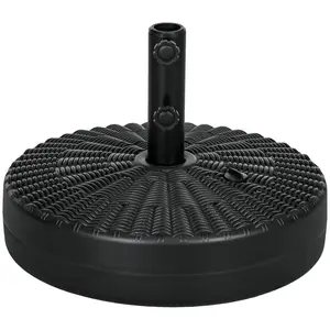 64 Lb Sand Fillable Base For 2 Inch Pole Keeps Market Umbrella Upright In Wind Easy Carry When Empty 20 Inch Round