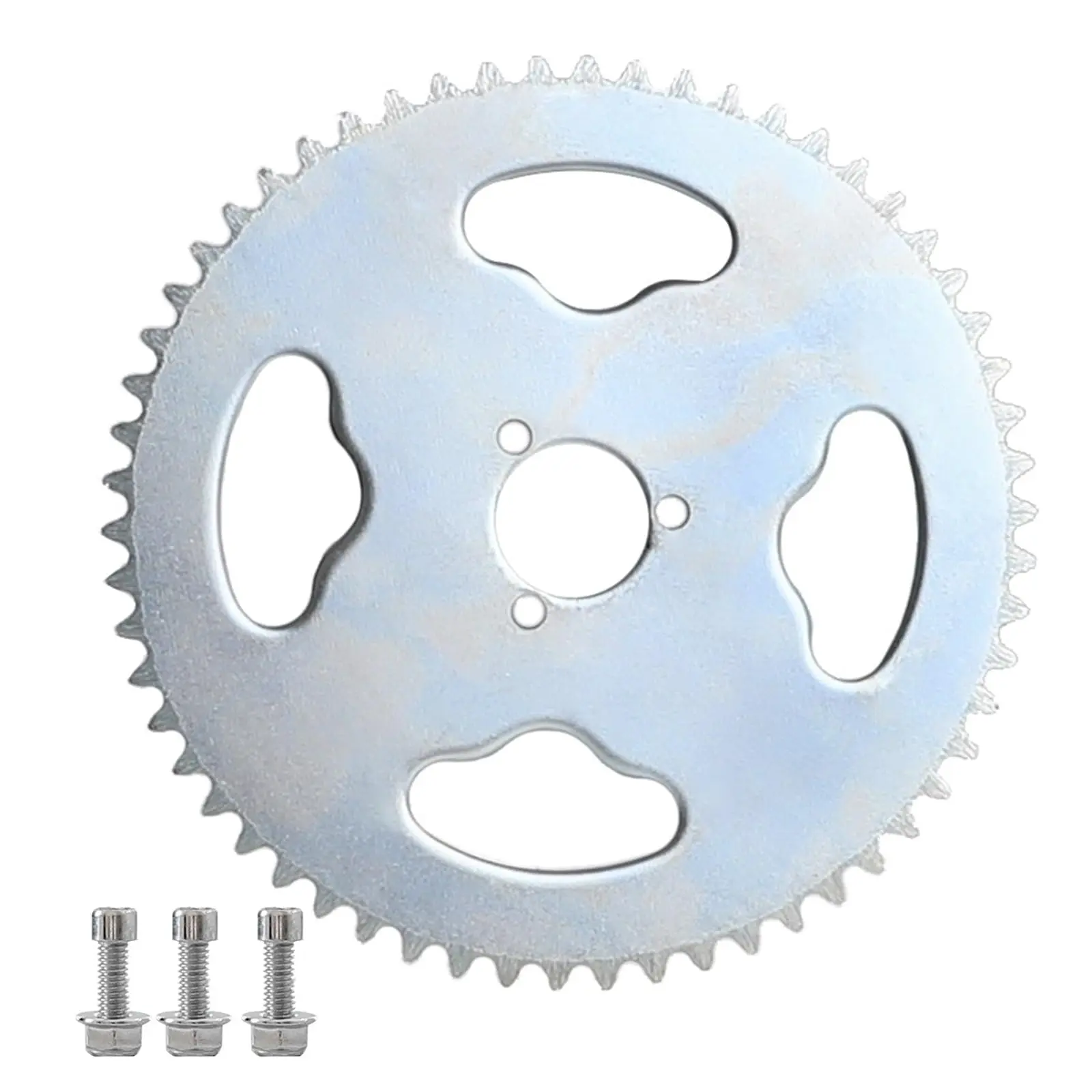 #35 58T Go Kart Chain Sprocket 58 Teeth Rear Chain Sprocket for Mini Bike Moped ATV Quad Drift Trike Golf Cart Buggy Quad Lawn Mower 4 Wheeler Taotao Polaris SDG SSR SunL Kazuma Baja Coolster