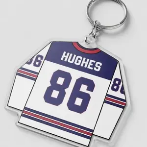 Jack Hughes USA Hockey Golden Goal Keychain , Hockey Sports Patch, Gift For Fan