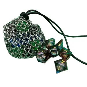 Chainmail Dice Bag - DND D&D Novelty Gift for TTRPG