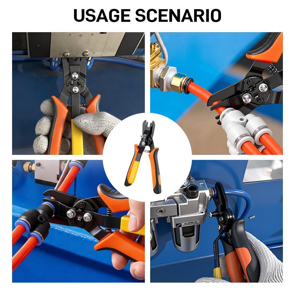 Quick extubation device Tracheal forceps Air Hose Connector Removal Tool Push-to-Connect Fittings Disconnect Pliers for Automotive Pneumatic Air Line Repair Quick Release Fitting Pliers PVC One-Hand Operation Compact Design detail 2