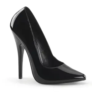 6 Inch Heel DOMINA-420 Black Patent