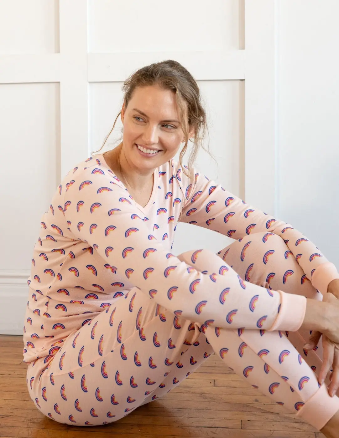 Women's Retro Rainbow Pajamas