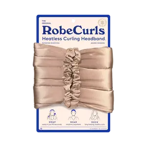 The Original Heatless Curling Headband - Cream