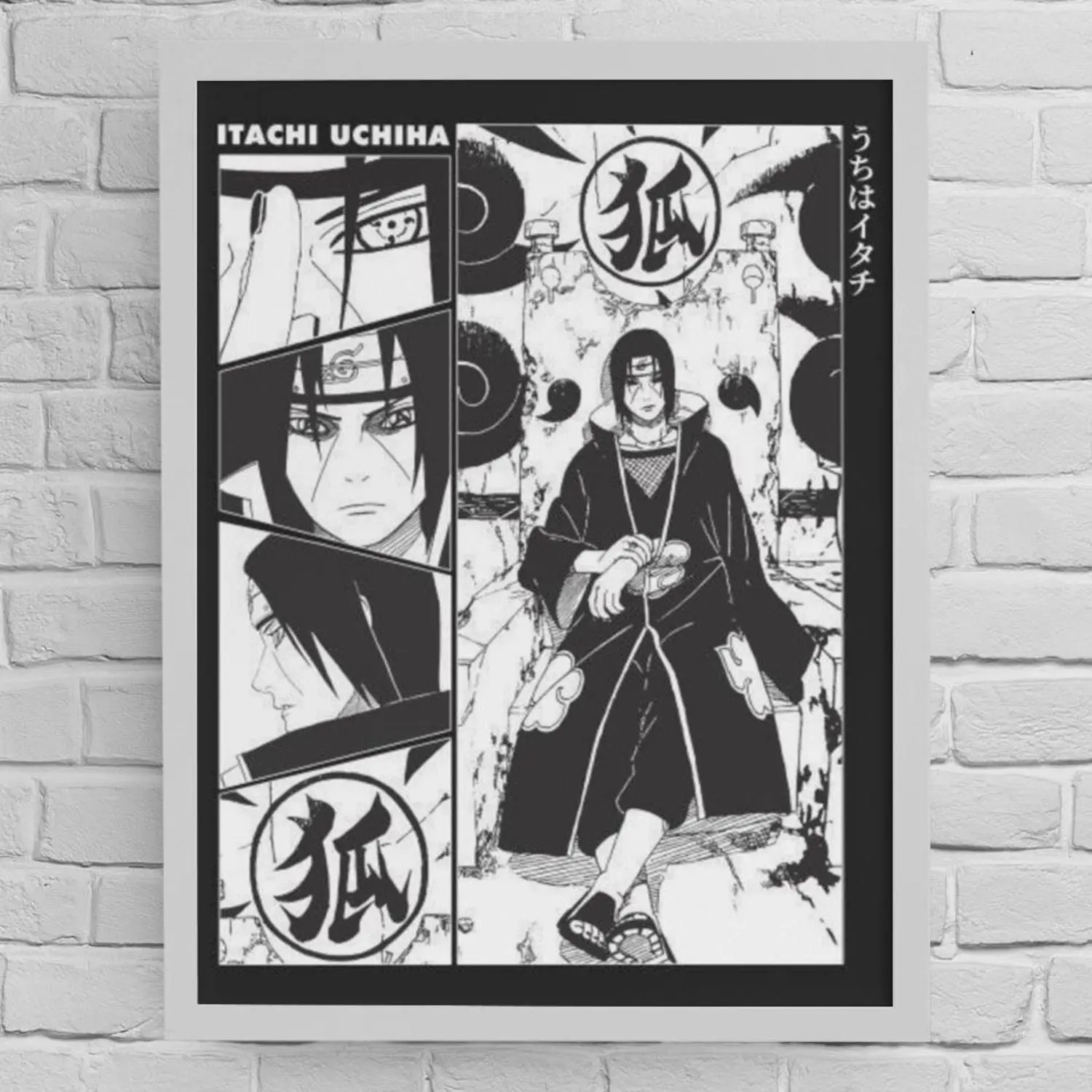 #Itachii #Uchihaa Poster | Naruto Anime Poster | #Akatsukii | Sharingan | Manga Wall Art | Anime Lover Gift | Ninja Art Print | Japanese Anime Decor