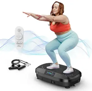 Damkee Waver Vibration Plate for Home Fitness,SoftGym Power Vibration Plate 265 Lbs Capacity Full Whole Body Workout Vibration Platform