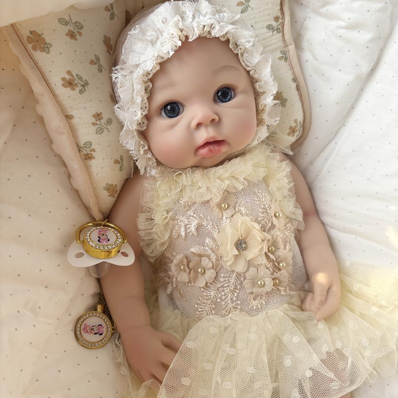 [Drink Wet System] Mayfair Baby Doll 20Inch / 7.6lb Full Body Silicone Reborn Baby Doll Girl & Boy Soft Body Baby Doll With Accessories