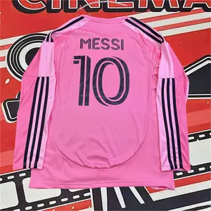 25/26 Miami Home Messi Pink Jersey Fan Edition Jerseys Knicks Jerseys Bag