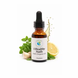 i-Healthy Nails with Oregano Oil - 30ml Formula for Stronger Nails, Fungus-Free, and Improved Growth & Thickness