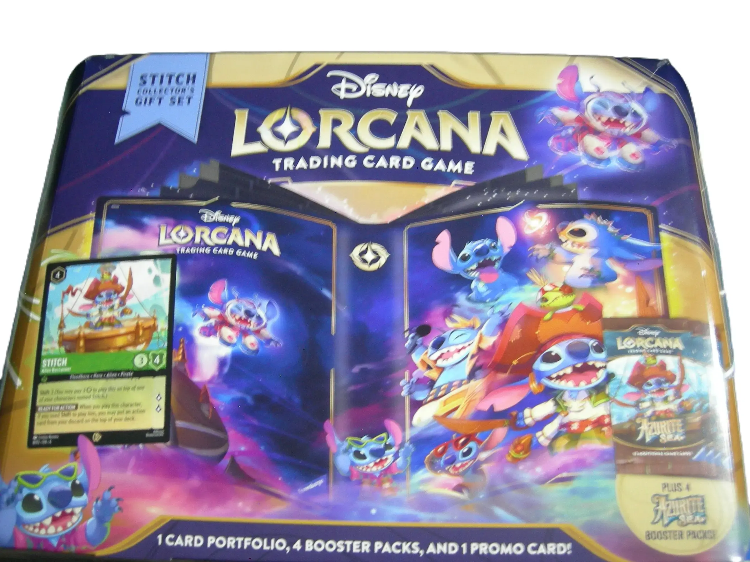 Disney Lorcana Trading card game Stich collectors gift set