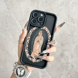 RoseMadonna for phone case, compatible with iPhone 17 Pro Max, 16 Pro Max，15 Pro, 14, 13, 12, 11, XR, XS Plus, SE, Mini. Made from soft TPU shock-resistant silicone material, this stylish street-style gift is perfect for any occasion.