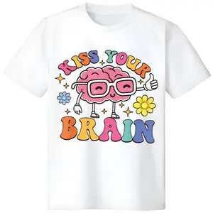 Kiss Your Brain Shirt,Teacher Appreciation Shirt,Mental Health Shirt,100 Days Of School Shirt,Back To School Shirt,t shirts for men,t shirts for women,white tee,funny t shirt,graphic t shirts,men's t shirts,good graphic tees,funny graphic tee,trendy