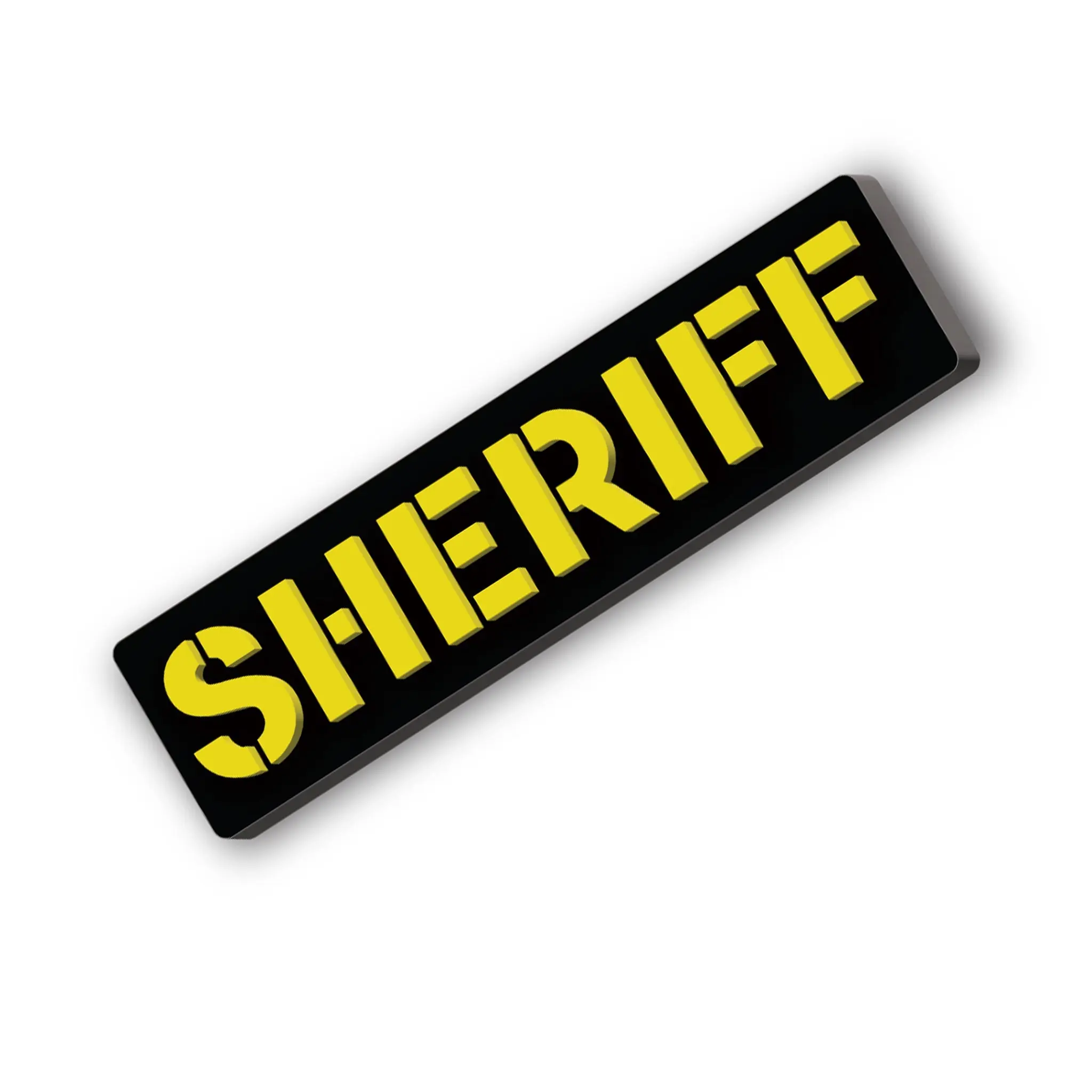 [SHERIFF] Operator PVC Patch [BLK/GLD]