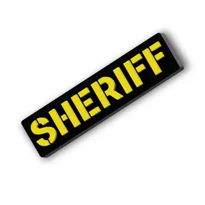 [SHERIFF] Operator PVC Patch [BLK/GLD]